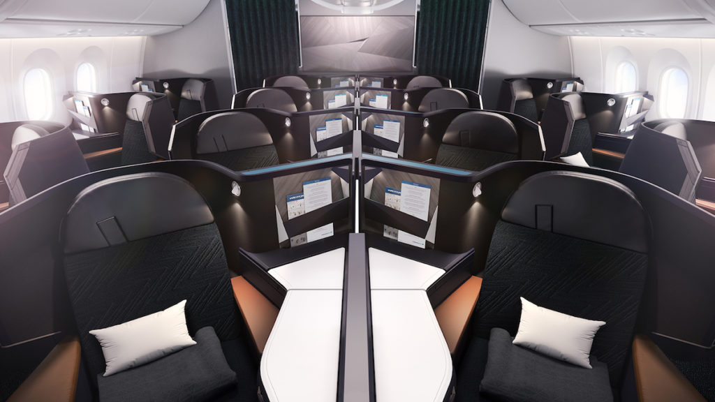 WestJet Business Class Boeing 787