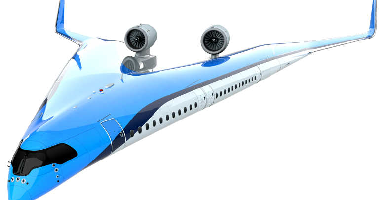 FlyingV Isometric TU Delft KLM