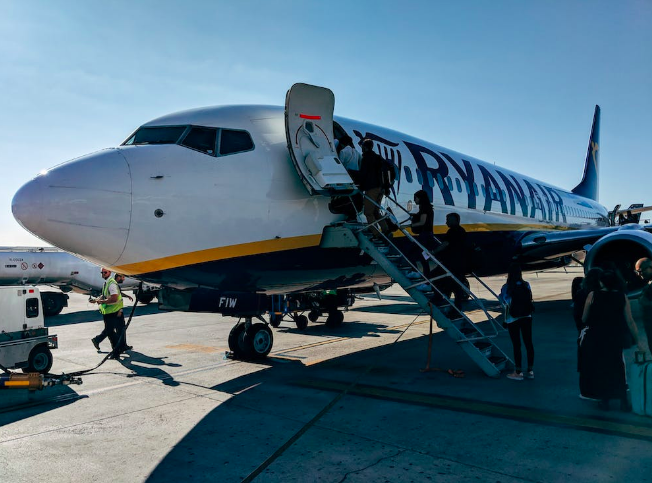 Ryanair boarding