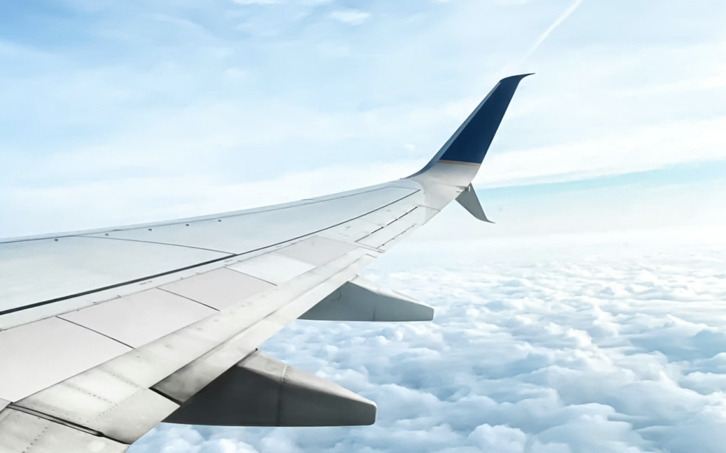 Wing vliegtuig volgen